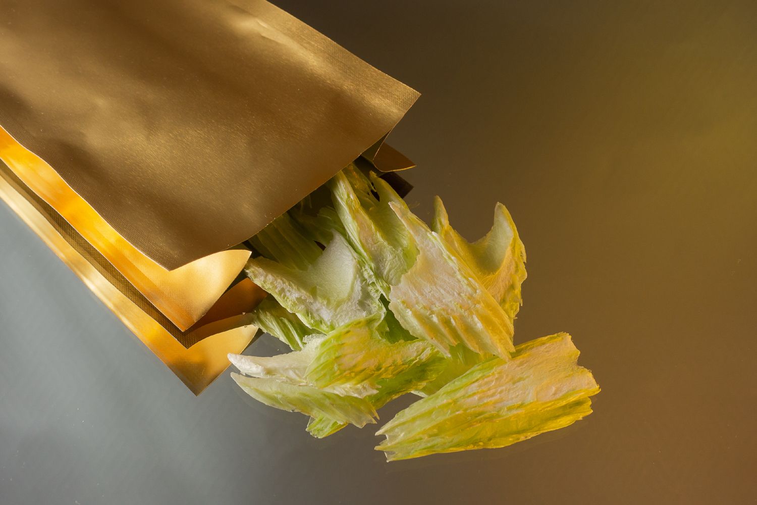 Freeze drying carrot sublimation